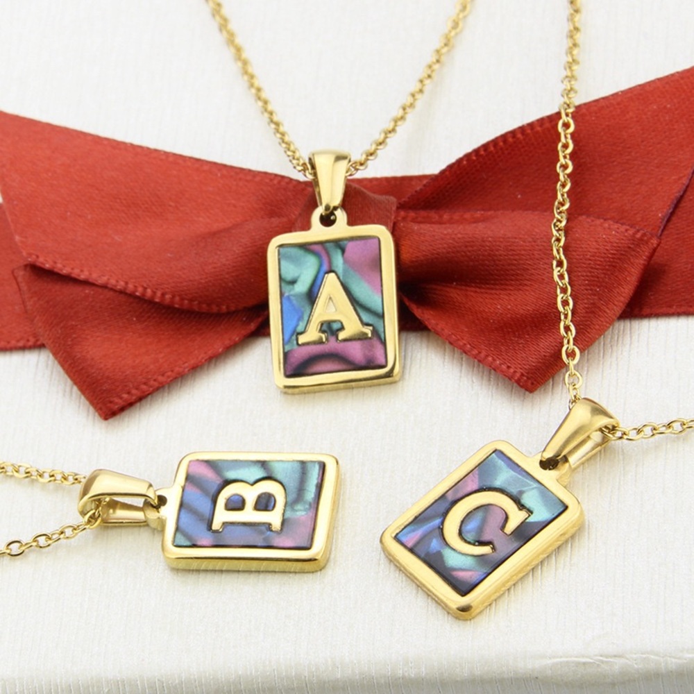 Initial necklace
